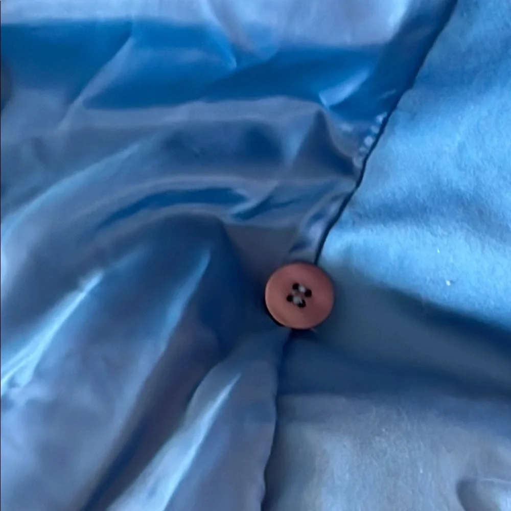 Cambridge Maxi Length Blue Trench Coat Size 16